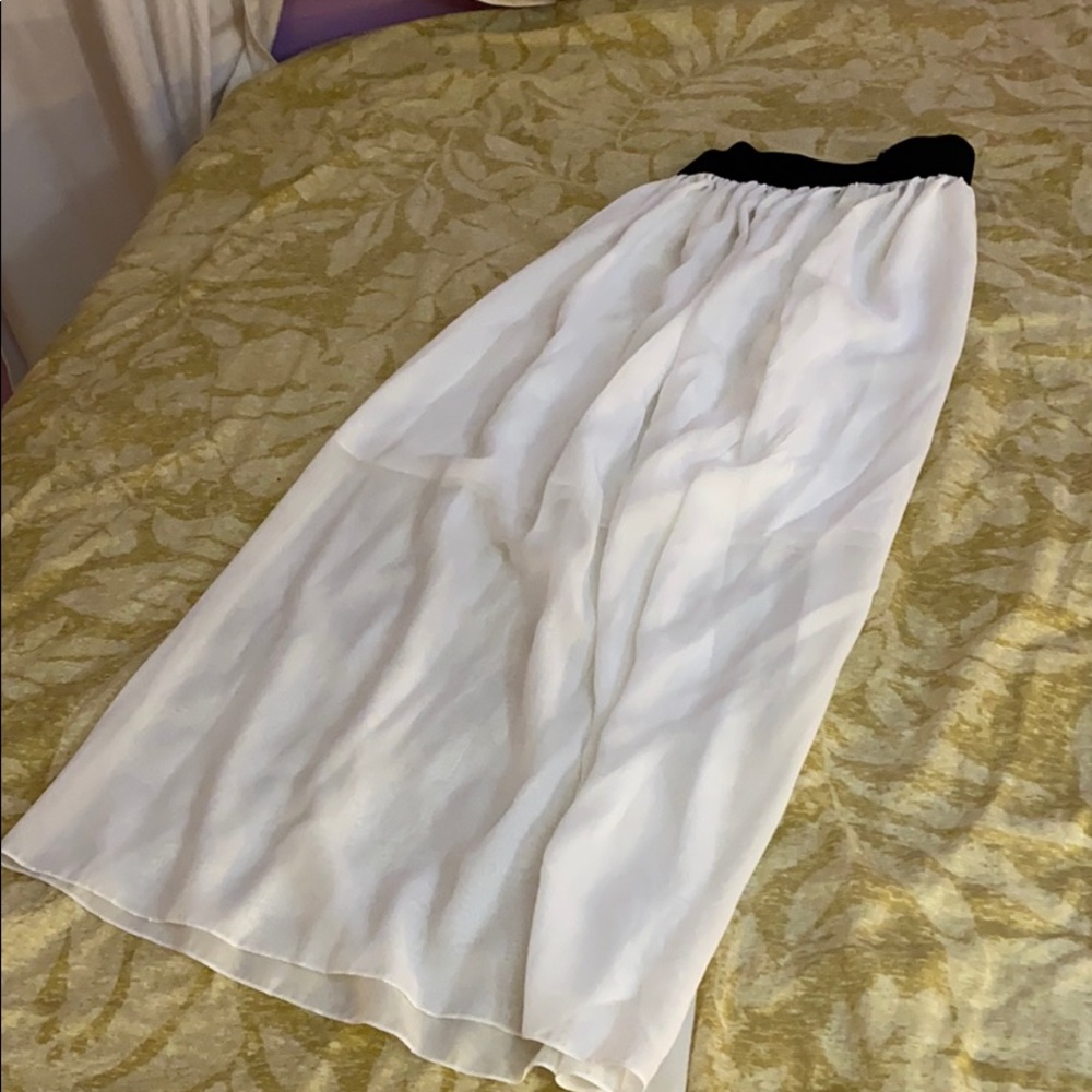 White skirt